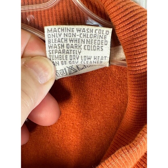 Eight Eight Sweat Jacket Men's XL Burnt Orange Long Sleeve Athletic Full Zip - Picture 4 of 8